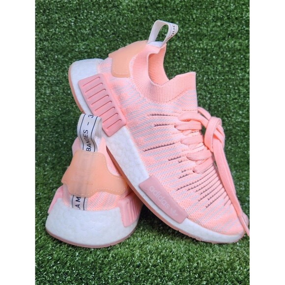 adidas Shoes - Adidas NMD-R1 Boost Women's Athletic Running/Walking Primeknit Peach Size 6
